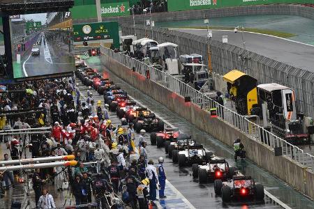 Boxengasse - GP Brasilien 2016 - Interlagos - Rennen