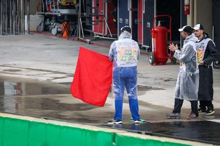 Rote Flagge - Rennunterbrechung - GP Brasilien 2016 - Interlagos - Rennen