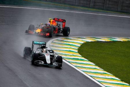 Lewis Hamilton - Mercedes - GP Brasilien 2016 - Interlagos - Rennen