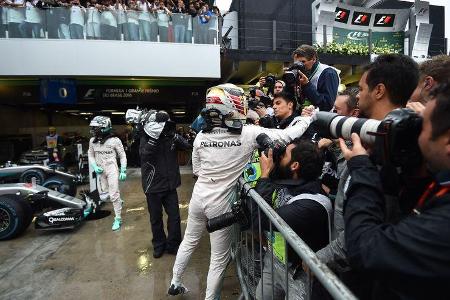 Lewis Hamilton - Mercedes - GP Brasilien 2016 - Interlagos - Rennen