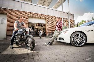 Umbauten von Moto Guzzi, BMW und Yamaha V-Max