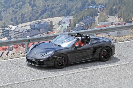 Erlkönig Porsche 718 Boxster Spyder