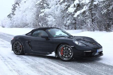 Erlkönig Porsche 718 Boxster Spyder