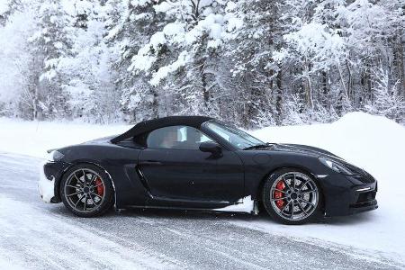 Erlkönig Porsche 718 Boxster Spyder