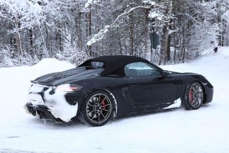 Erlkönig Porsche 718 Boxster Spyder