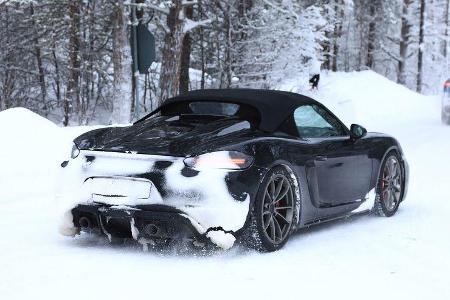 Erlkönig Porsche 718 Boxster Spyder