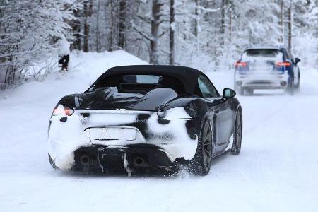 Erlkönig Porsche 718 Boxster Spyder