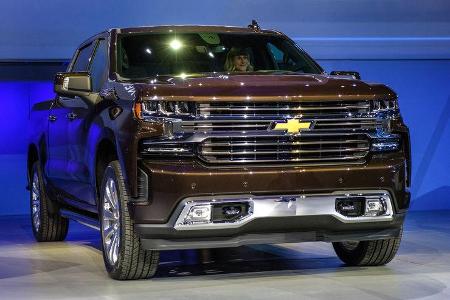 Chevrolet Silverado Modelljahr 2019 Premiere in Detroit