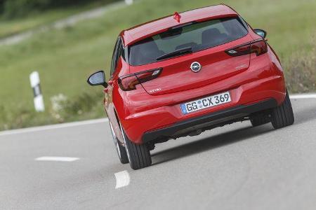 Opel Astra, Exterieur Heck