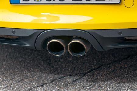 Porsche Cayman, Auspuff, Endrohr