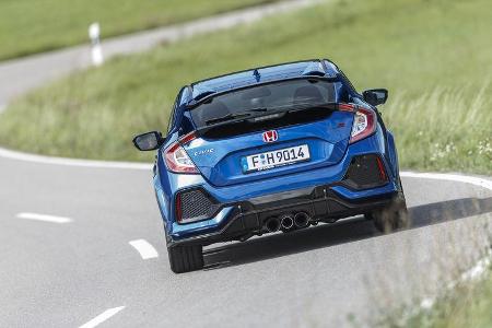 Honda Civic Type R, Exterieur Heck