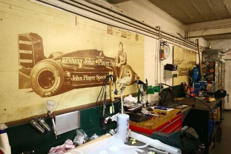 Elio de Angelis - Classic Team Lotus - Lotus Workshop - Werkstatt - Hethel - England