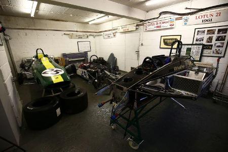 Lotus 78 - Lotus 25 - Lotus 18 - Classic Team Lotus - Lotus Workshop - Werkstatt - Hethel - England