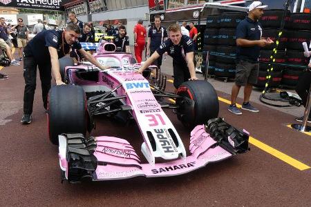 Force India - GP Monaco - Formel 1 - Mittwoch - 23.5.2018