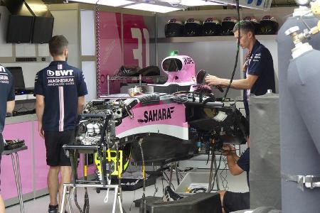 Force India - Formel 1 - GP Monaco - Mittwoch - 22.5.2018