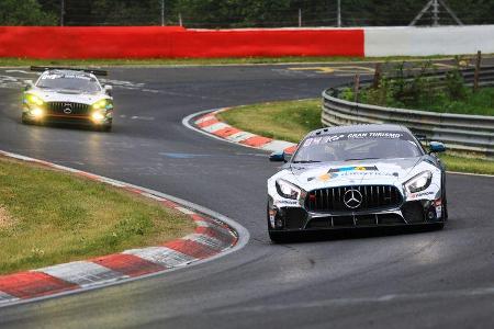24h-Rennen Nürburgring 2018 - Nordschleife - Mercedes-AMG GT3 - Mercedes-AMG GT4 - Startnummer #66