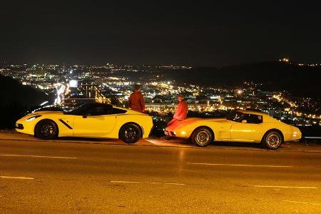 Corvette Stingray Coupé, Seitenansicht