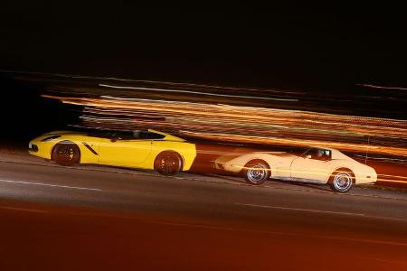 Corvette Stingray Coupé, Seitenansicht