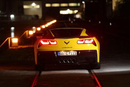 Corvette Stingray Coupé, Heckansicht