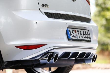 Abt-VW Golf GTI, Auspuff, Endrohr