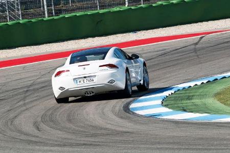 Fisker Karma, Heckansicht, Driften