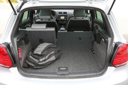 VW Polo Blue GT, Kofferraum, Ladefläche