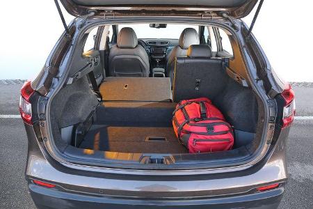 Nissan Qashqai, Kofferraum