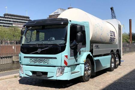 Volvo FE Electric Truck Weltpremiere Hamburg 2018