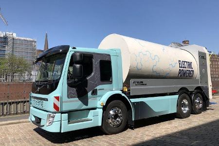 Volvo FE Electric Truck Weltpremiere Hamburg 2018