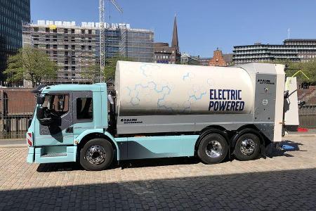 Volvo FE Electric Truck Weltpremiere Hamburg 2018