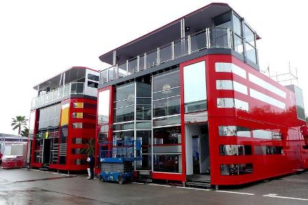 Ferrari - F1-Motorhomes - GP Spanien 2018
