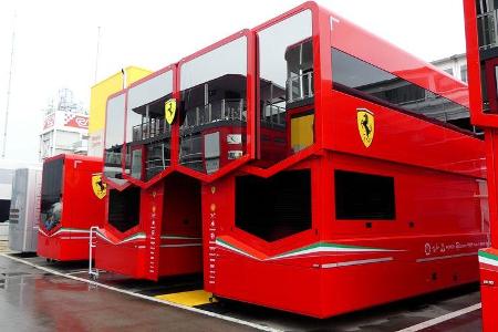 Ferrari - F1-Motorhomes - GP Spanien 2018