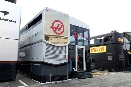 HaasF1 - F1-Motorhomes - GP Spanien 2018