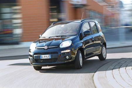 Fiat Panda 1.3 Multijet 16V Lounge, Frontansicht, Kurve