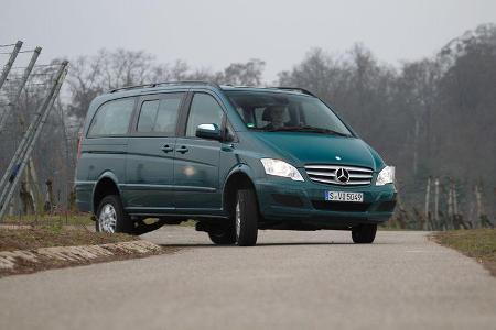 Mercedes Viano 2.2 CDI 4matic, Kurvenfahrt