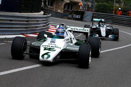 Keke Rosberg & Nico Rosberg - Williams FW08 & Mercedes W07 - Showrun - GP Monaco 2018