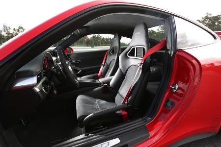 Porsche 911 GT3, Fahrersitz