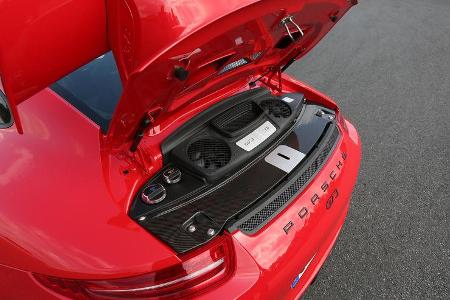 Porsche 911 GT3, Motorabdeckung