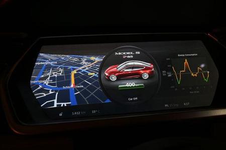 Tesla Model S, Display