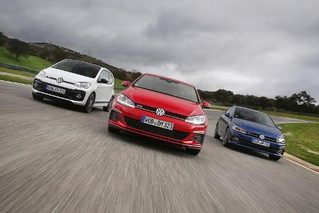 Vergleich VW Golf GTI, Polo GTI, Up GTI (2018)