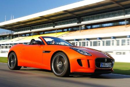 Jaguar F-Type S, Seitenansicht