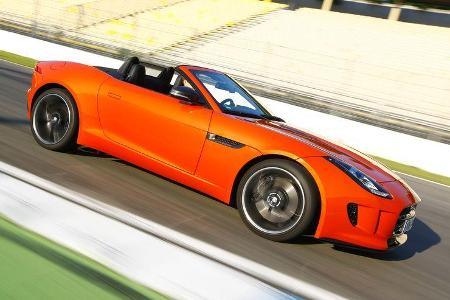 Jaguar F-Type S, Seitenansicht