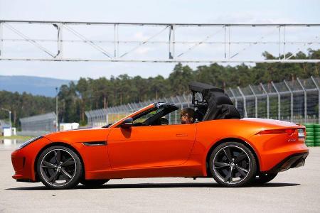 Jaguar F-Type S, Seitenansicht