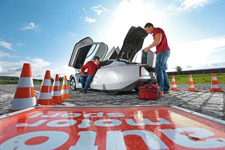 VW XL1, Seitenansicht, Türen