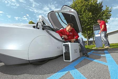 VW XL1, Seitenführung