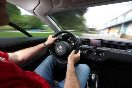 VW XL1, Cockpit, Fahrersicht