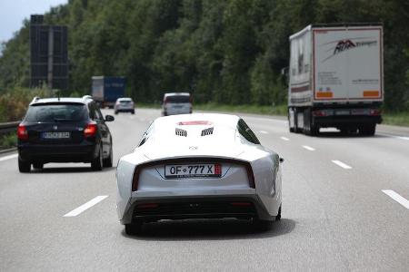 VW XL1, Heckansicht