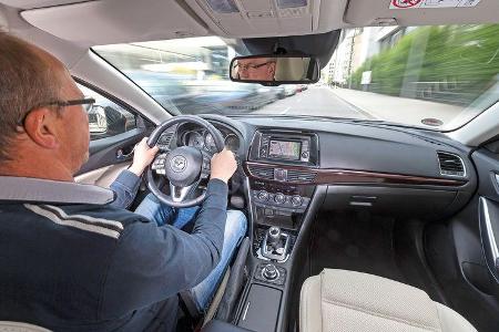 Mazda 6, Cockpit, Fahrersicht