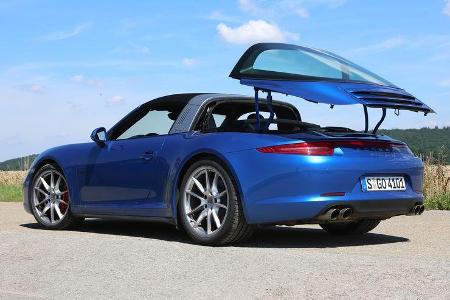 Porsche 911 Targa 4S, Verdeck öffnet