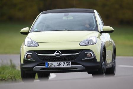 Opel Adam 1.0 DI Turbo Rocks, Frontansicht Opel Adam 1.0 DI Turbo Rocks, Frontansicht